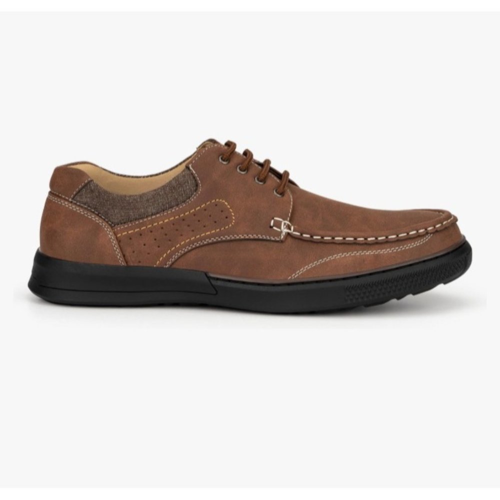 X RAY Xray Footwear Men's Orville Loafers Casual, Lace Up Size 8 Brown NWOB
